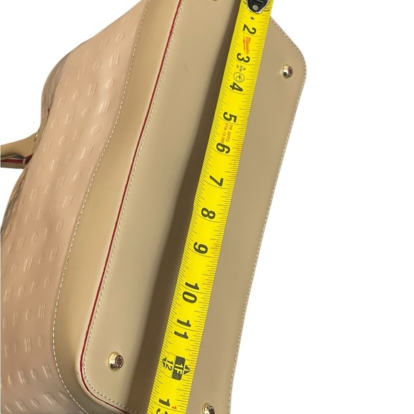 Arcadia Hand beige/ red Italian Bag size OS - Picture 12 of 16